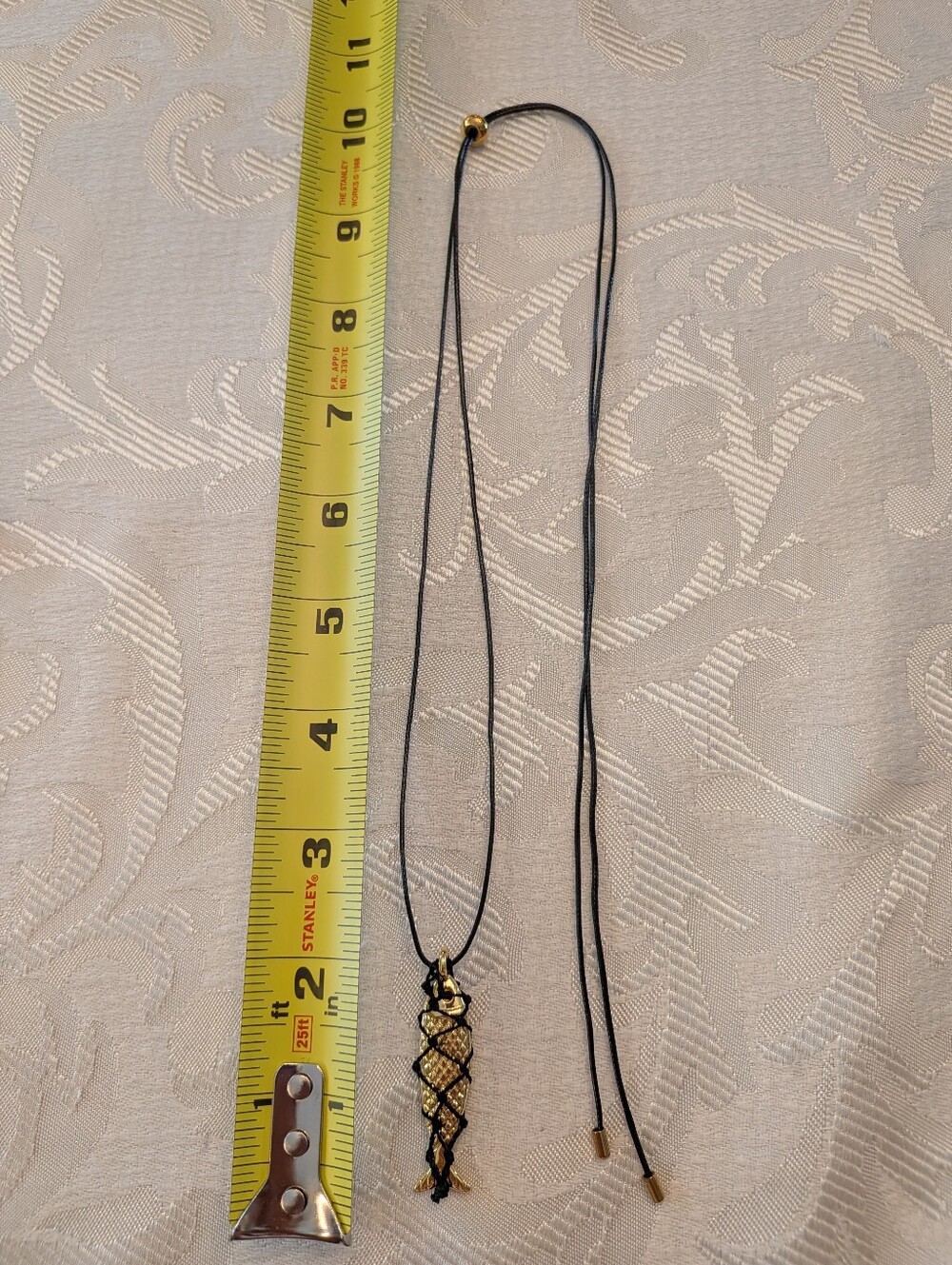Mayamar Gold Fishbone Net Adjustable Necklace & Gift Bag - Picture 4 of 5